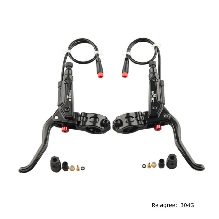 Гидравлические дисковые тормоза Электровелосипеды Тормозной рычаг Электрическое питание Закрытие Гидравлический дисковый тормоз для электровелосипеда/самоката 1